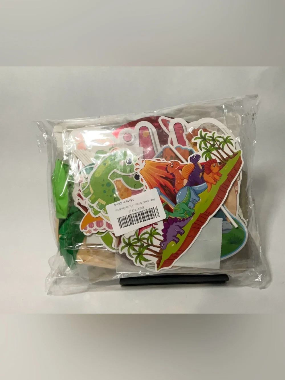 Dinosaur Cupcake Toppers - Colorful Dino Party Picks